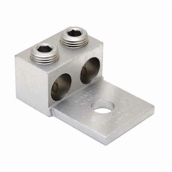 Mechanical Lug, 250 kcmil Max, 2 Conductor, 1 Hole, 3/8 in Stud, Aluminum K2A29U