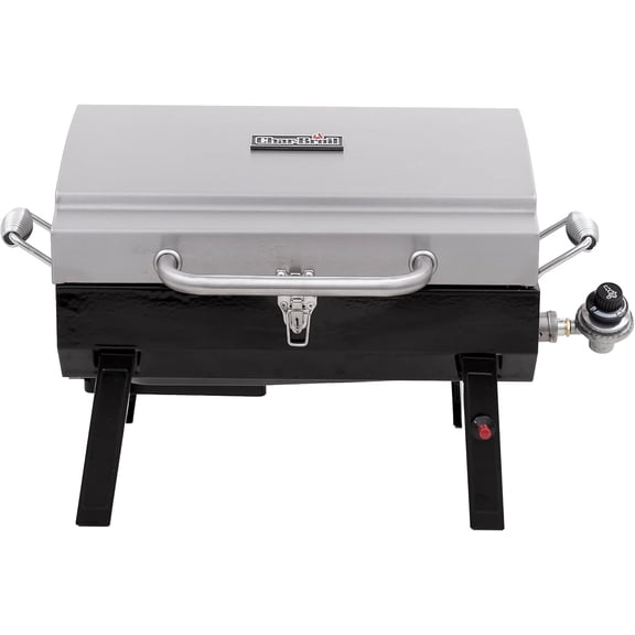 1-Burner Portable Gas Grill, Stainless Steel - 465640214