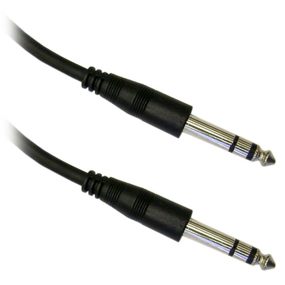 1 By 4 Inch Stereo Audio Patch Cable, 1 By 4 Male, 25 Foot