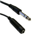 thumbnail image 1 of 1 By 4 Inch Stereo Extension Cable, Trs, Balanced, 1 By 4 Inch Male To 1 By 4 Inch Female, 25 Foot, 1 of 2