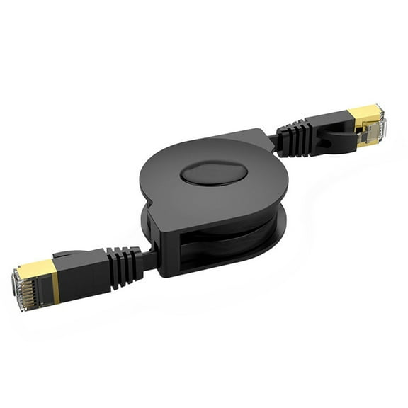 1* CAT6 Network Cable, Ethernet Cable Portable Retractable Ethernet LAN Internet Network Cable