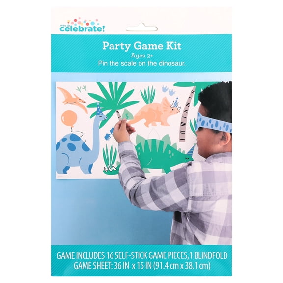 Pin the Scale on the Dinosaur Party Game Kit, by Way To Celebrate