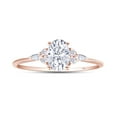 thumbnail image 1 of 1 CT Center 7X5MM Oval, Marquise & Round Cut Lab Created Moissanite Diamond Solitaire Engagement Ring For Women In 14k Solid Rose Gold ( VVS1 Clarity, 1.00 Cttw)-9, 1 of 6