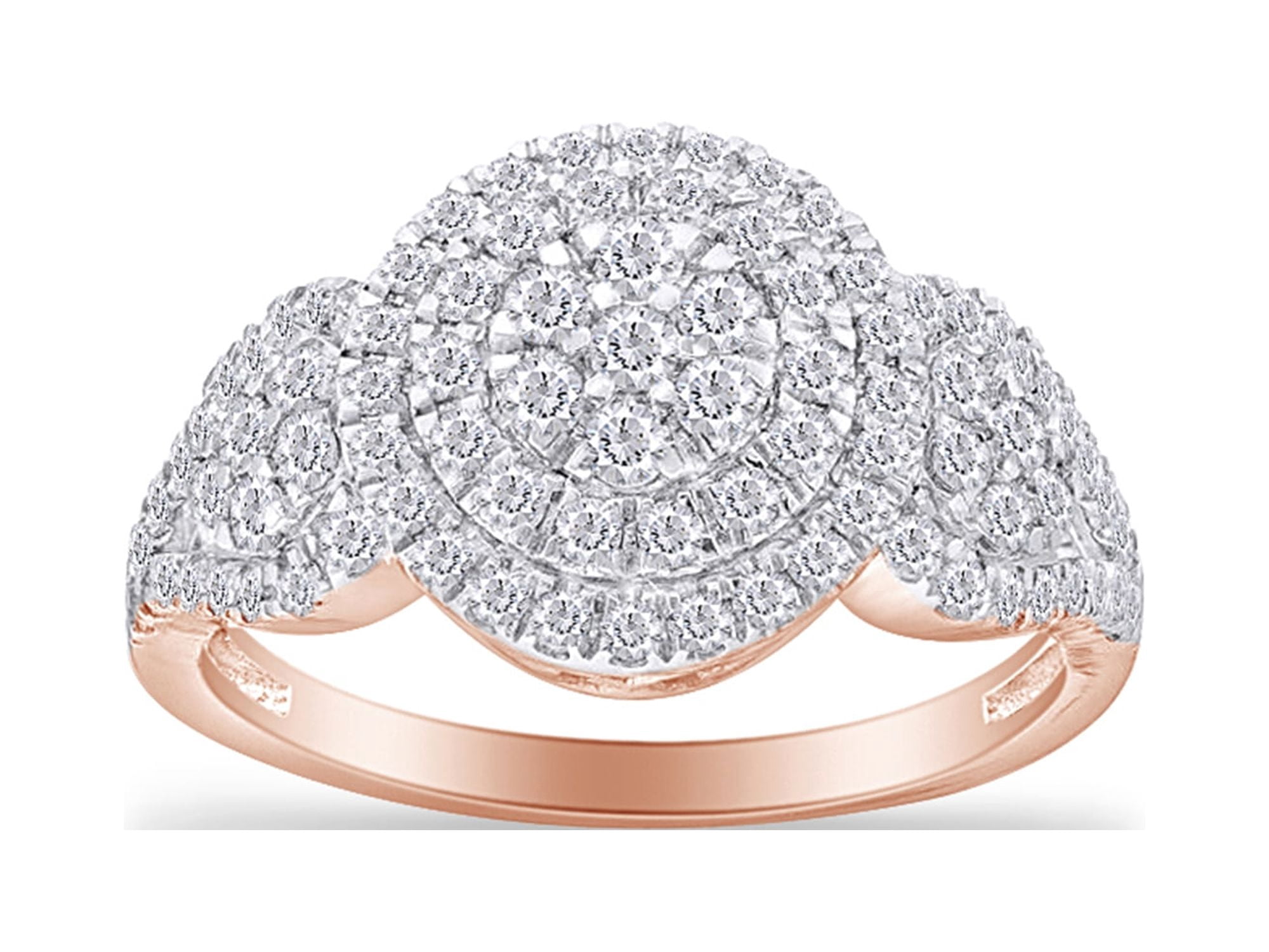 Pink Sapphire & Diamond Marquise Ring - Sterling Silver Miligrain Design