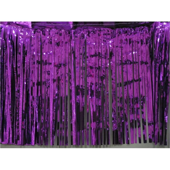 1 CURTAINS - 2 PLY 3' x 8' PURPLE