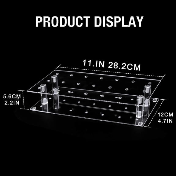 1 Candy Stand 21 Holes Lollipop Display Stand Acrylic Cake Sticks Display Holder Cakepopsical Stand For Weddings Showers Birthday