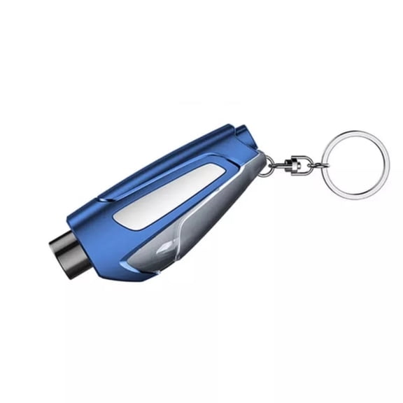 In 1 Car Window Glass Breaker Blue a JWDX, 1x Car Window Breaker Car Hammer Mini Window Belt Cutting Multi Functional Escape Hammer God Device Car Emergency Kit