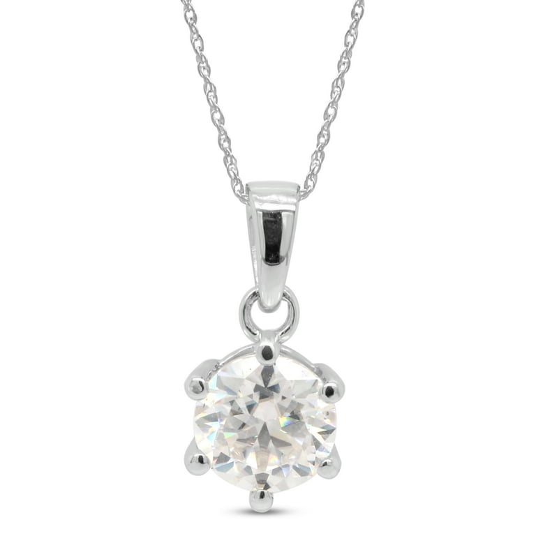 Walmart diamond solitaire necklace 2025
