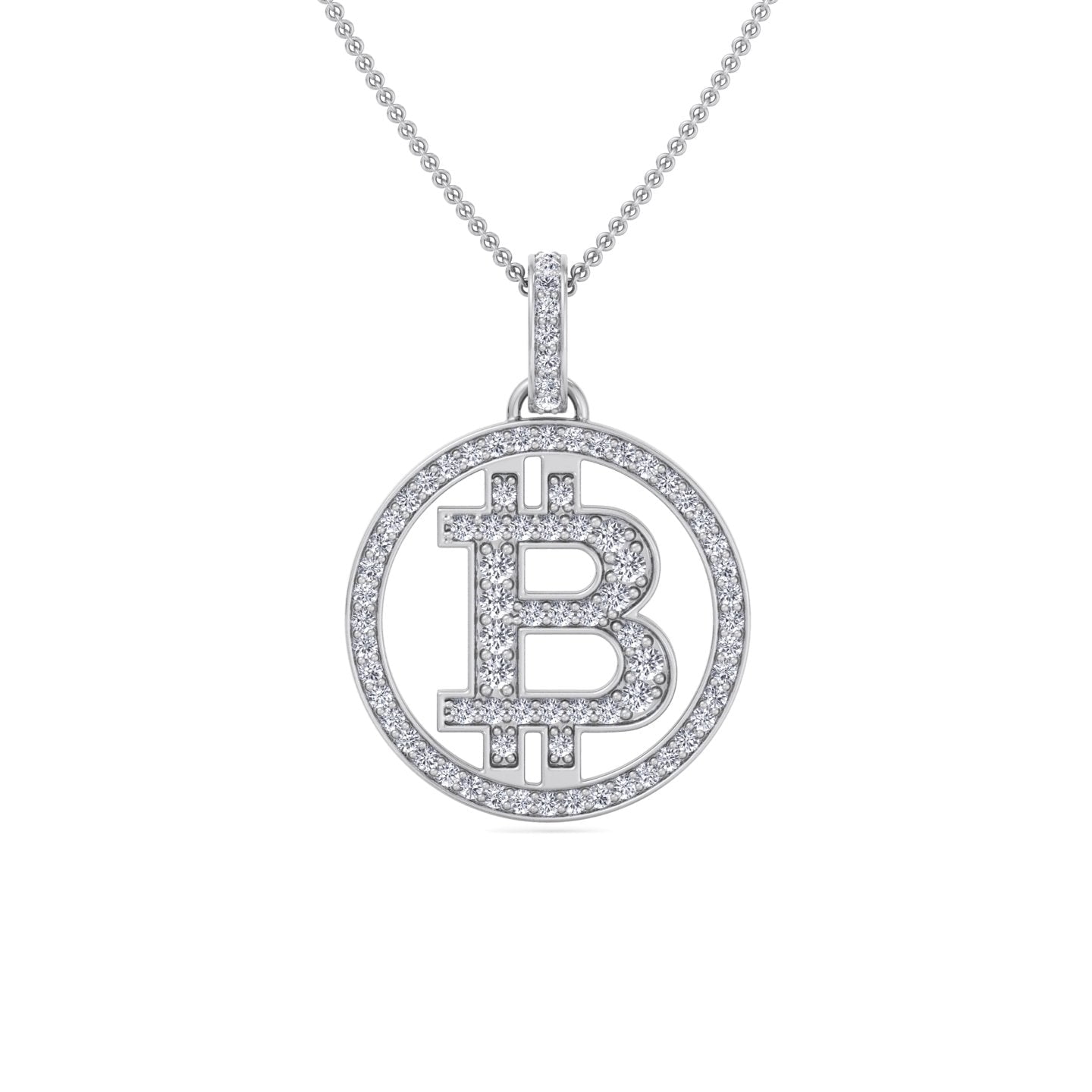 1 Carat Bitcoin Diamond Pendant - Walmart.com