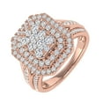 thumbnail image 1 of 1 Carat Cushion Cut Diamond Engagement Ring in 10K Rose Gold (Ring Size 8.25), 1 of 6