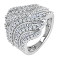 thumbnail image 1 of 1 Carat Diamond Ring Band in 10K White Gold (Ring Size 5.75), 1 of 5