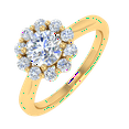 thumbnail image 1 of 1 Carat Diamond Ring in 14K Yellow Gold (Ring Size 5.75), 1 of 5