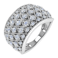 thumbnail image 1 of 1 Carat Diamond Ring in 925 Sterling Silver (Ring Size 10), 1 of 5
