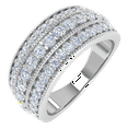 thumbnail image 1 of 1 Carat Diamond Ring in 925 Sterling Silver (Ring Size 8), 1 of 5
