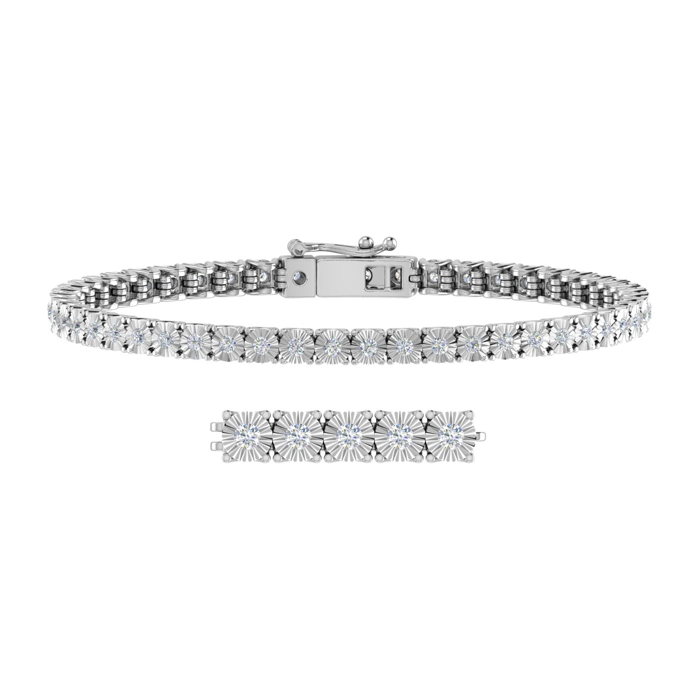 1ct Diamond Bracelet purchases in 925