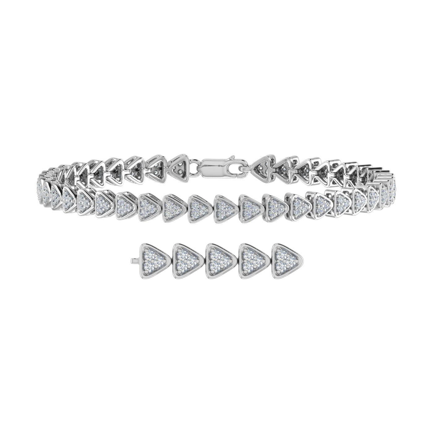 Sterling Silver Diamond Cut Wheat Chain Bracelet 7.5 inches - Walmart.com