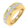 thumbnail image 1 of 1 Carat Diamond Unisex Wedding Band Ring in 14K Yellow Gold (Ring Size 14), 1 of 4