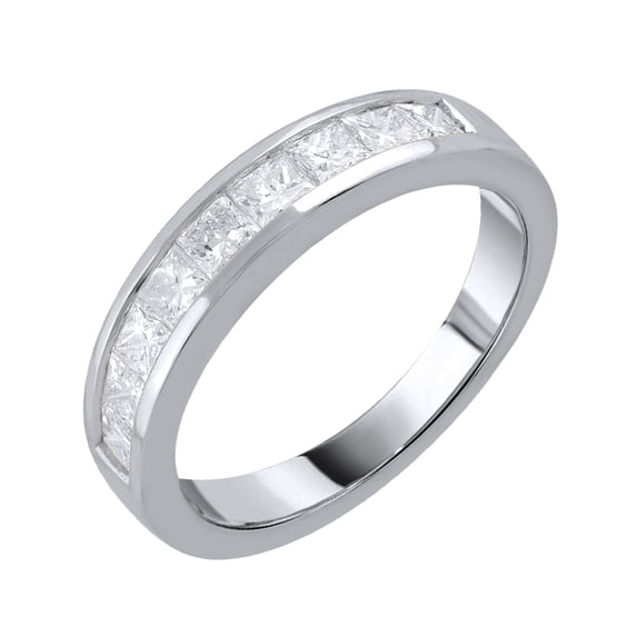 1 Carat Diamond Wedding Band Ring in 10K Gold (Ring Size 8.5)