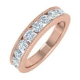thumbnail image 1 of 1 Carat Diamond Wedding Band Ring in 10K Rose Gold (Ring Size 7), 1 of 4