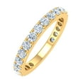 thumbnail image 1 of 1 Carat Diamond Wedding Band Ring in 10K Yellow Gold (Ring Size 5), 1 of 5
