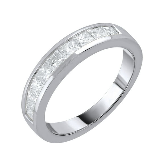 1 Carat Diamond Wedding Band Ring in 14K Gold (Ring Size 4.75)