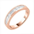 thumbnail image 1 of 1 Carat Diamond Wedding Band Ring in 14K Rose Gold (Ring Size 10.5), 1 of 4