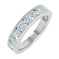 thumbnail image 1 of 1 Carat Diamond Wedding Band Ring in 14K White Gold (Ring Size 10), 1 of 4