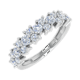 thumbnail image 1 of 1 Carat Diamond Wedding Band Ring in 14K White Gold (Ring Size 9.75), 1 of 5
