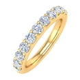 thumbnail image 1 of 1 Carat Diamond Wedding Band Ring in 14K Yellow Gold (Ring Size 4.75) (SI1-SI2 Clarity), 1 of 4