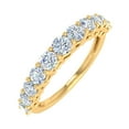 thumbnail image 1 of 1 Carat Diamond Wedding Band Ring in 14K Yellow Gold (Ring Size 5.25) - IGI Certified, 1 of 4