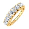 thumbnail image 1 of 1 Carat Diamond Wedding Band Ring in 14K Yellow Gold (Ring Size 5.25), 1 of 4