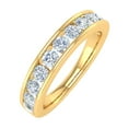 thumbnail image 1 of 1 Carat Diamond Wedding Band Ring in 14K Yellow Gold (Ring Size 6) - IGI Certified, 1 of 4