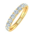 thumbnail image 1 of 1 Carat Diamond Wedding Band Ring in 14K Yellow Gold (Ring Size 9.25) (SI1-SI2 Clarity), 1 of 5