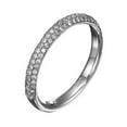 thumbnail image 1 of 1 Carat Diamond Wedding Band Wedding Ring on 10k White Gold, 1 of 3