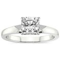 thumbnail image 1 of 1 Carat IGI Certified Cushion Shape Lab Grown Diamond Engagement Ring | 14K White Gold | Arielle Solitaire Diamond Ring | FG-VS1-VS2 Quality Friendly Diamonds, 1 of 4