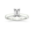 thumbnail image 1 of 1 Carat IGI Certified Emerald Shape Lab Grown Diamond Engagement Ring | 14K White Gold |Teagan Solitaire Diamond Ring | FG-VS1-VS2 Quality Friendly Diamonds, 1 of 4