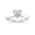 thumbnail image 1 of 1 Carat IGI Certified Heart Shape Lab Grown Diamond Engagement Ring | 14K White Gold | Shye Petal Solitaire Lab Diamond Ring | FG-VS1-VS2 Quality Friendly Diamonds, 1 of 4