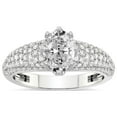 thumbnail image 1 of IGI Certified 1 Carat Oval Shape Lab Grown Diamond Engagement Ring | 14K White Gold | Titania Luxe Eight Prong Lab Diamond Ring | FG-VS1-VS2 Quality Friendly Diamonds, 1 of 6
