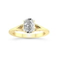 thumbnail image 1 of 1 Carat IGI Certified Oval Shape Lab Grown Diamond Engagement Ring | 14K Yellow Gold | Cynthia Split Shank Lab Diamond Ring | FG-VS1-VS2 Quality Friendly Diamonds, 1 of 5