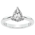 thumbnail image 1 of 1 Carat IGI Certified Pear Shape Lab Grown Diamond Engagement Ring | 14K White Gold | Azalea Classic Solitaire Diamond Ring | FG-VS1-VS2 Quality Friendly Diamonds, 1 of 5