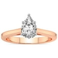 thumbnail image 1 of IGI Certified 1 Carat Pear Shape Lab Grown Diamond Engagement Ring | 14K Rose Gold | Siran Secret Halo Lab Diamond Ring | FG-VS1-VS2 Quality Friendly Diamonds, 1 of 6