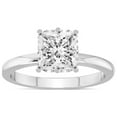 thumbnail image 1 of IGI Certified 1 Carat Princess Shape Lab Grown Diamond Engagement Ring | 14K White Gold | Malissa Solitaire Diamond Ring | FG-VS1-VS2 Quality Friendly Diamonds, 1 of 7