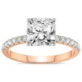 thumbnail image 1 of 1 Carat IGI Certified Radiant Shape Lab Grown Diamond Engagement Ring | 14K Rose Gold | Olivia Secret Halo Lab Diamond Ring | FG-VS1-VS2 Quality Friendly Diamonds, 1 of 5