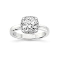 thumbnail image 1 of 1 Carat IGI Certified Radiant Shape Lab Grown Diamond Engagement Ring | 14K White Gold | Anna Hidden Accents Halo Lab Diamond Ring | FG-VS1-VS2 Quality Friendly Diamonds, 1 of 5