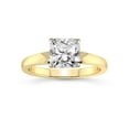 thumbnail image 1 of 1 Carat IGI Certified Radiant Shape Lab Grown Diamond Engagement Ring | 14K Yellow Gold | Arielle Solitaire Lab Diamond Ring | FG-VS1-VS2 Quality Friendly Diamonds, 1 of 5