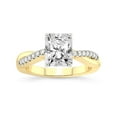 thumbnail image 1 of 1 Carat IGI Certified Radiant Shape Lab Grown Diamond Engagement Ring | 14K Yellow Gold | Twisted Vine Lab Diamond Ring | FG-VS1-VS2 Quality Friendly Diamonds, 1 of 4