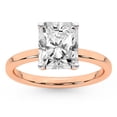 thumbnail image 1 of IGI Certified 1 Carat Radiant Shape Lab Grown Diamond Engagement Ring | 14K Rose Gold | Solitaire Diamond Ring | FG-VS1-VS2 Quality Friendly Diamonds, 1 of 6