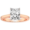 thumbnail image 1 of IGI Certified 1 Carat Radiant Shape Lab Grown Diamond Engagement Ring | 14K Rose Gold | Siran Secret Halo Lab Diamond Ring | FG-VS1-VS2 Quality Friendly Diamonds, 1 of 5