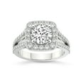 thumbnail image 1 of 1 Carat IGI Certified Round Shape Lab Grown Diamond Engagement Ring | 14K White Gold | Rosalind Split Shank Halo Lab Diamond Ring | FG-VS1-VS2 Quality Friendly Diamonds, 1 of 6