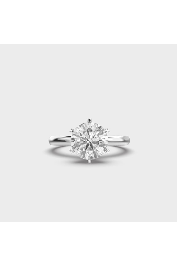 1 Carat Latest IGI Certified Lab Grown Diamond Proposal Ring for Ladies Solid 14K White Gold | Solitaire Diamond Rings for Women | (E/VVS2) Size 5 by Diamond-Capitals